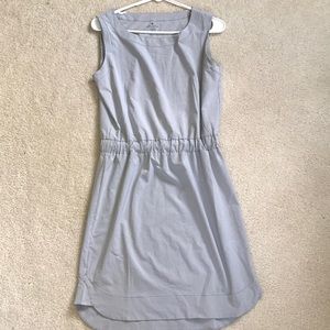 Blue and White Striped Athleta Dress